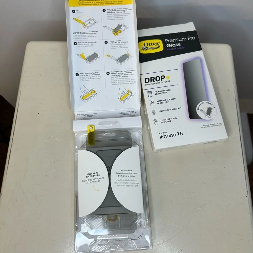 *NEW* OtterBox Premium Pro Glass Screen Protector for iPhone 15, Privacy Guard